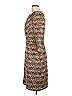 David Meister Chevron-herringbone Gray Casual Dress Size 12 - photo 5