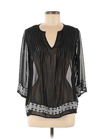 Love Stitch 3/4 Sleeve Blouse (view 1)