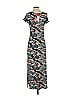 Castro Tropical Gray Casual Dress Size 0 - photo 2