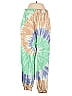RVCA 100% Cotton Tie-dye Green Casual Pants Size S - photo 1