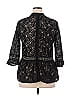 Suzanne Betro 100% Nylon Black 3/4 Sleeve Blouse Size XL - photo 2