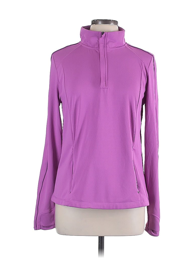 Pre-owned Mondetta Fleece Jacket In Purple