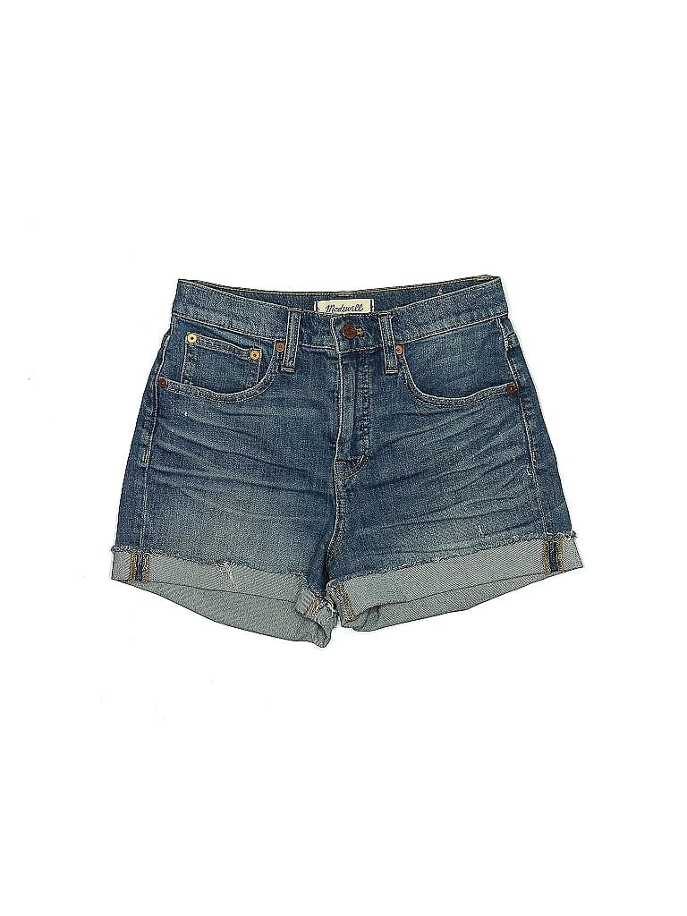 Madewell Blue Denim Shorts Size 25 waist - photo 1
