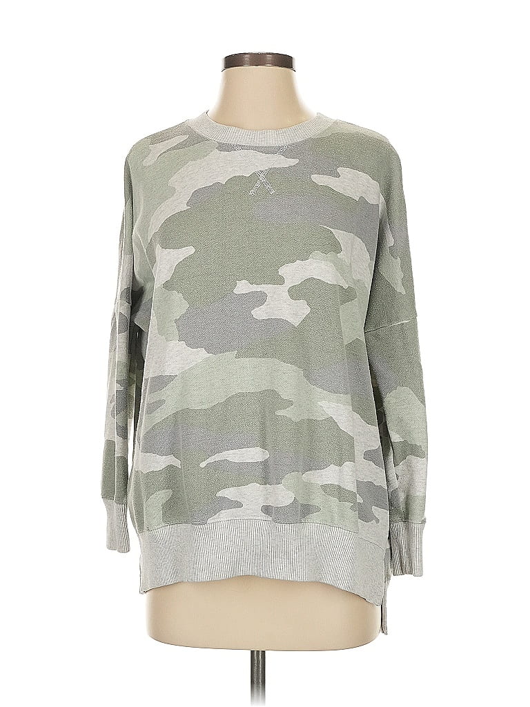 Pre-owned Aerie Pullover Sweater In Gray