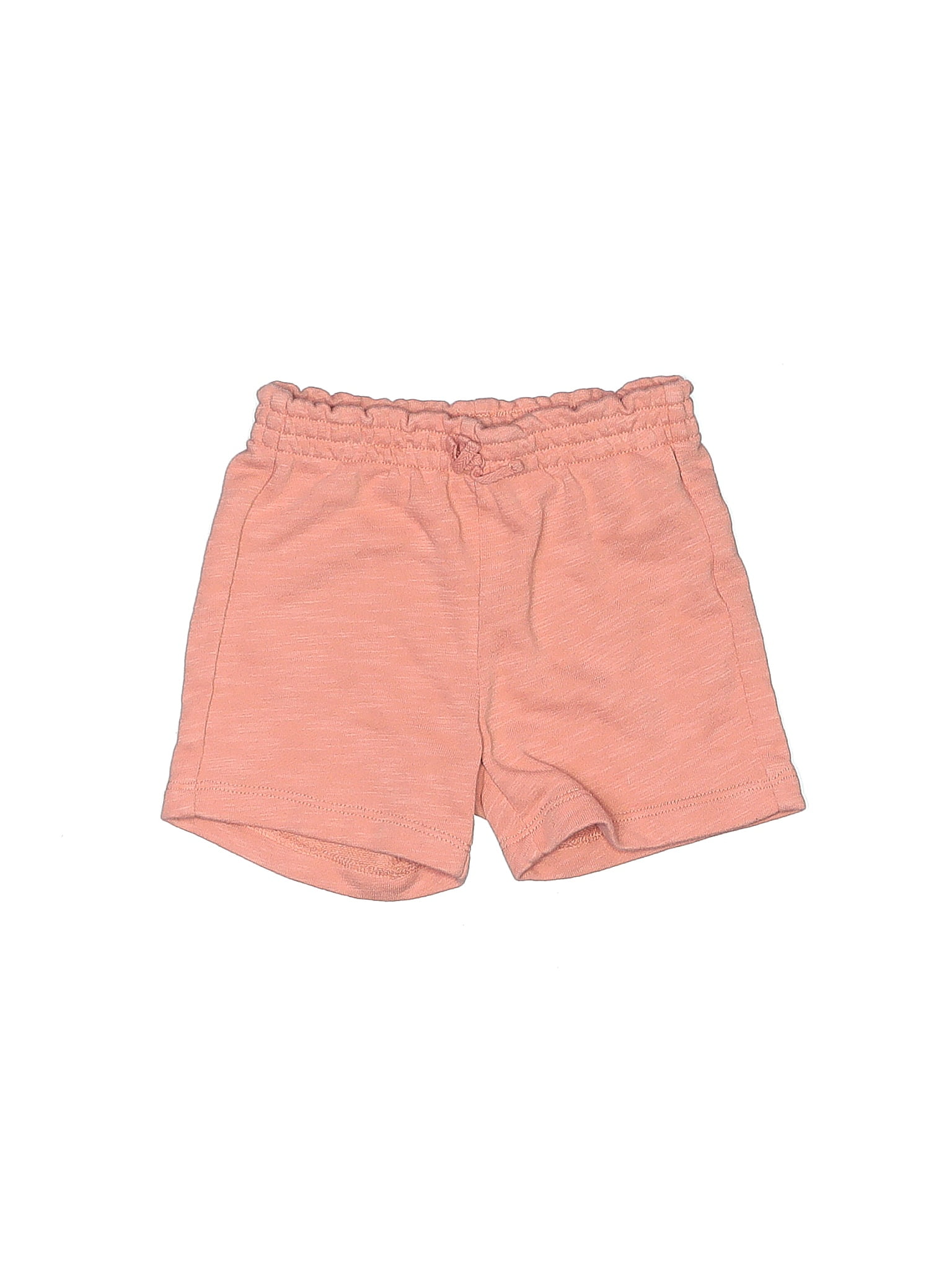 Pekkle Solid Orange Shorts Size 4T