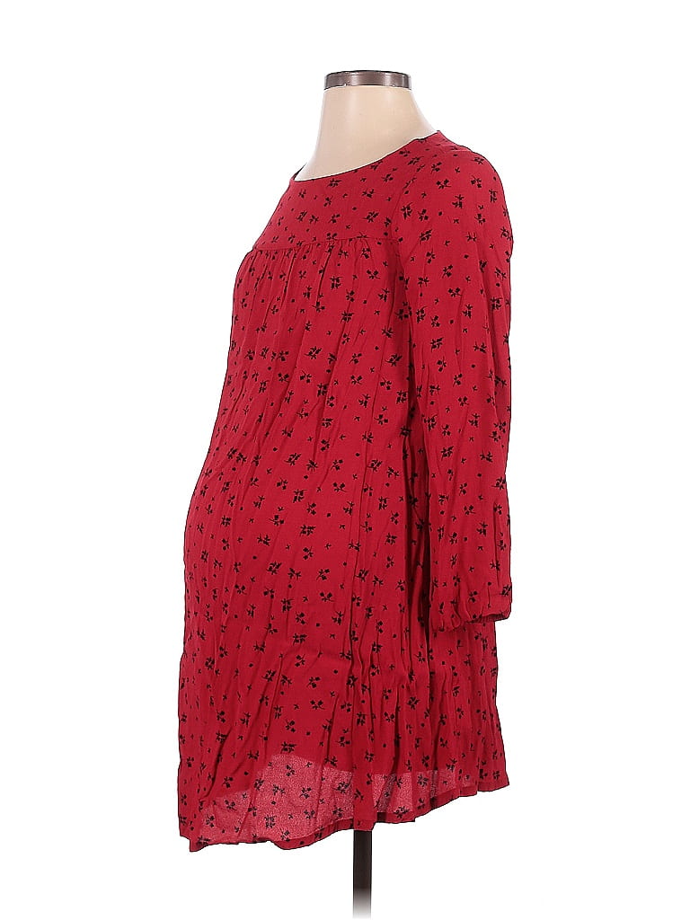 The Nines by Hatch 100% Rayon Red Casual Dress Size XS - photo 1