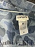 Carter's 100% Cotton Camo Blue Long Sleeve Button-Down Shirt Size 8 (big kids) - photo 3