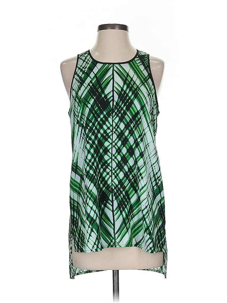 Pre-owned Vince Camuto Sleeveless Blouse In Green