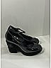Chanel 100% Patent Leather Solid Black Heels Size EU 35 1/2 - photo 12
