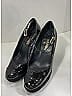 Chanel 100% Patent Leather Solid Black Heels Size EU 35 1/2 - photo 8