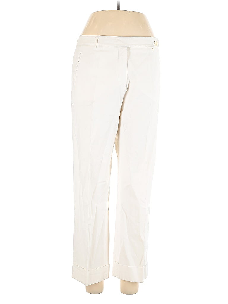 Piazza Sempione Ivory Dress Pants Size EU (IT) 46 / US 10 - photo 1