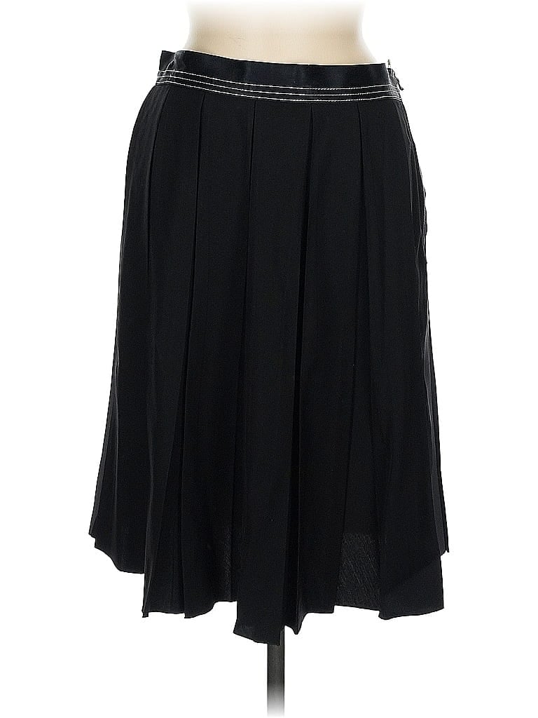 Pre-owned Lanvin Wool Skirt In Black