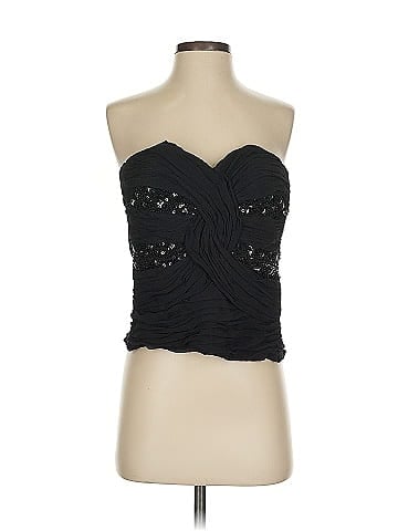 Bebe Sleeveless Silk Top (view 1)