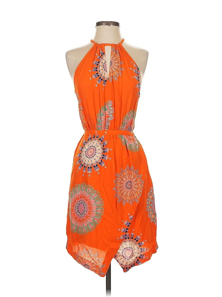 Pre-owned Floreat Cocktail Dress In Orange
