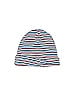 Gerber 100% Cotton Stripes White Blue Beanie Size 0-3 mo - 3-6 mo - photo 1