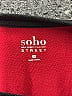 Soho JEANS NEW YORK & COMPANY Red Casual Dress Size M - photo 6