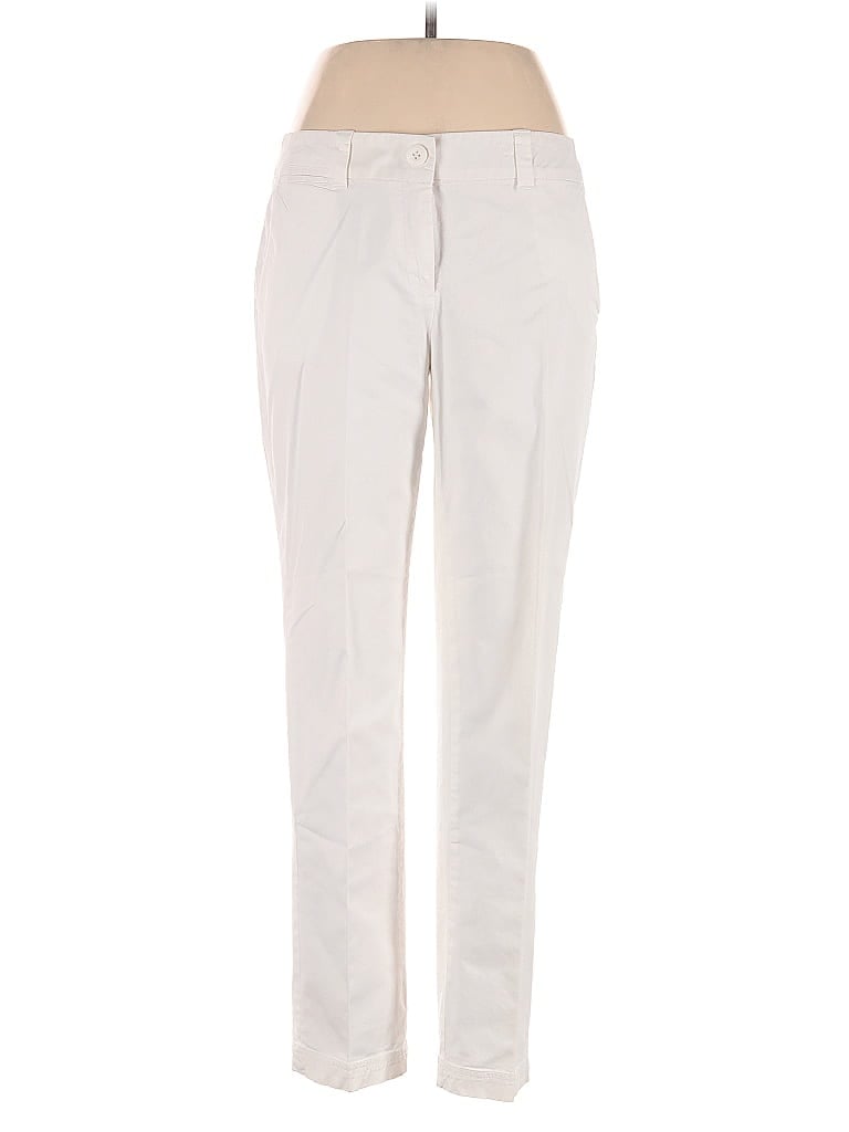 Pre-owned New York And Company Casual Pants In White