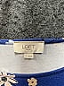Ann Taylor LOFT Outlet Floral Blue Casual Dress Size 4 - photo 3