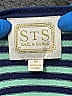 Sail to Sable Stripes Teal Casual Dress Size M - photo 3