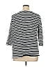 Ellos Stripes Blue 3/4 Sleeve T-Shirt Size 1X - photo 2
