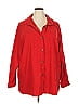 Sag Harbor Red 3/4 Sleeve Blouse Size 22 - photo 1