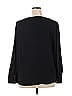 Ann Taylor LOFT 100% Polyester Black 3/4 Sleeve Blouse Size XL - photo 2