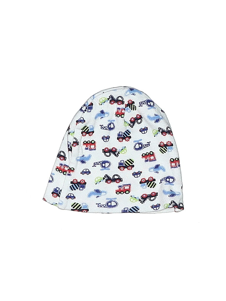 Gerber 100% Cotton White Beanie 3-6 MO / 6 MO - photo 1