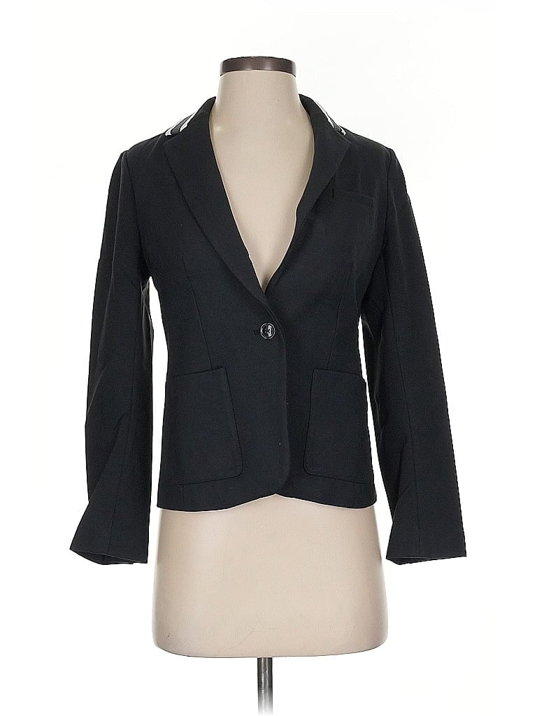Pre-owned Banana Republic Blazer Jacket In Black