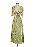 WAYF 100% Rayon Green Casual Dress Size S - photo 1