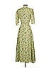WAYF 100% Rayon Green Casual Dress Size S - photo 2