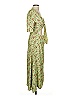 WAYF 100% Rayon Green Casual Dress Size S - photo 4
