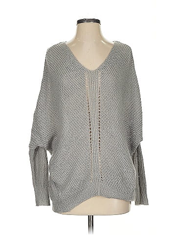 Woven Heart Pullover Sweater (view 1)