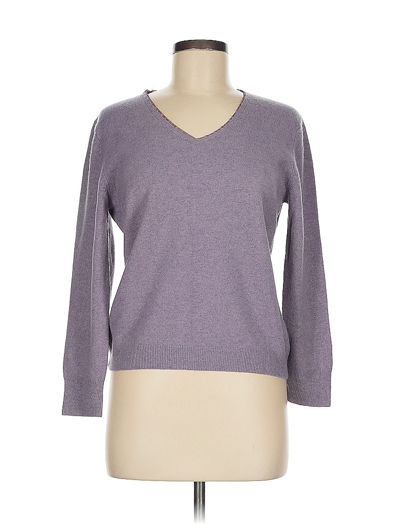 ETRO Purple Wool Pullover Sweater Size M (estimated) - photo 1