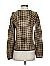 Herman Geist Houndstooth Gold Brown Cardigan Size S - photo 2