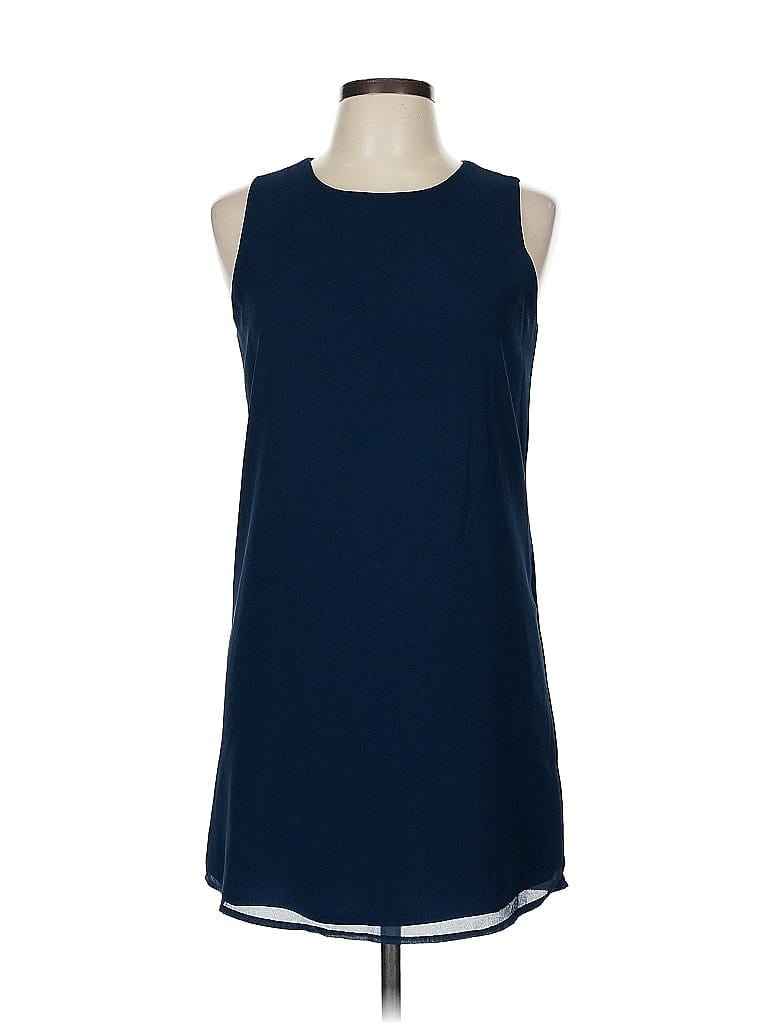 Pre-owned Naked Zebra Casual Dress In Blue