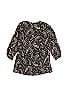 Flying Tomato 100% Polyester Paisley Black 3/4 Sleeve Blouse Size 5 - photo 2