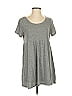 American Apparel Solid Gray Casual Dress Size XS - photo 1