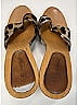 Dolce & Gabbana 100% Calf Hair Animal Print Tan Brown Calf Hair Wooden Clog Slide Sandals Size EU 40 - photo 11