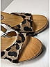 Dolce & Gabbana 100% Calf Hair Animal Print Tan Brown Calf Hair Wooden Clog Slide Sandals Size EU 40 - photo 5