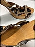 Dolce & Gabbana 100% Calf Hair Animal Print Tan Brown Calf Hair Wooden Clog Slide Sandals Size EU 40 - photo 3
