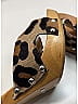 Dolce & Gabbana 100% Calf Hair Animal Print Tan Brown Calf Hair Wooden Clog Slide Sandals Size EU 40 - photo 4
