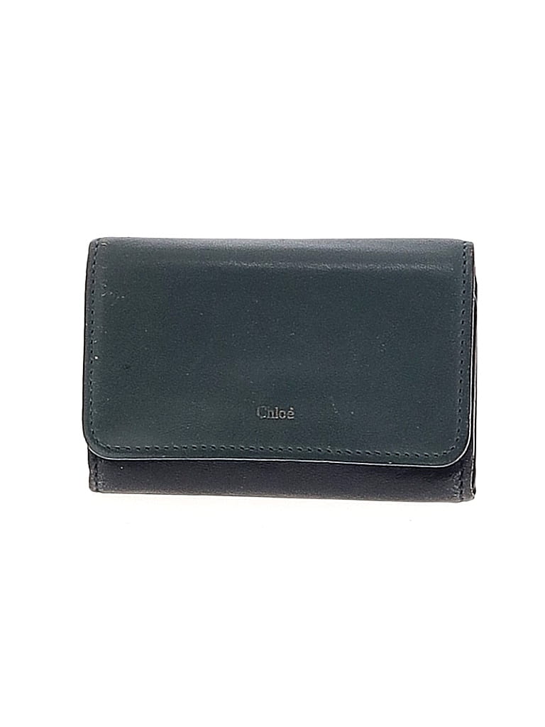 Chloé 100% Leather Green Teal Leather Key Holder One size - photo 1