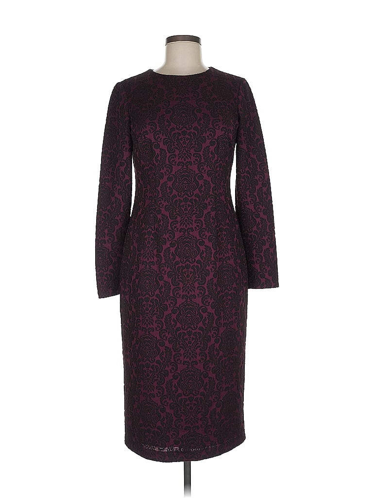 Pre-owned Maggy London Cocktail Dress In Burgundy