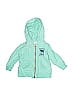 Carter's 100% Cotton Teal Zip Up Hoodie 0-3 MO / 3 MO - photo 1