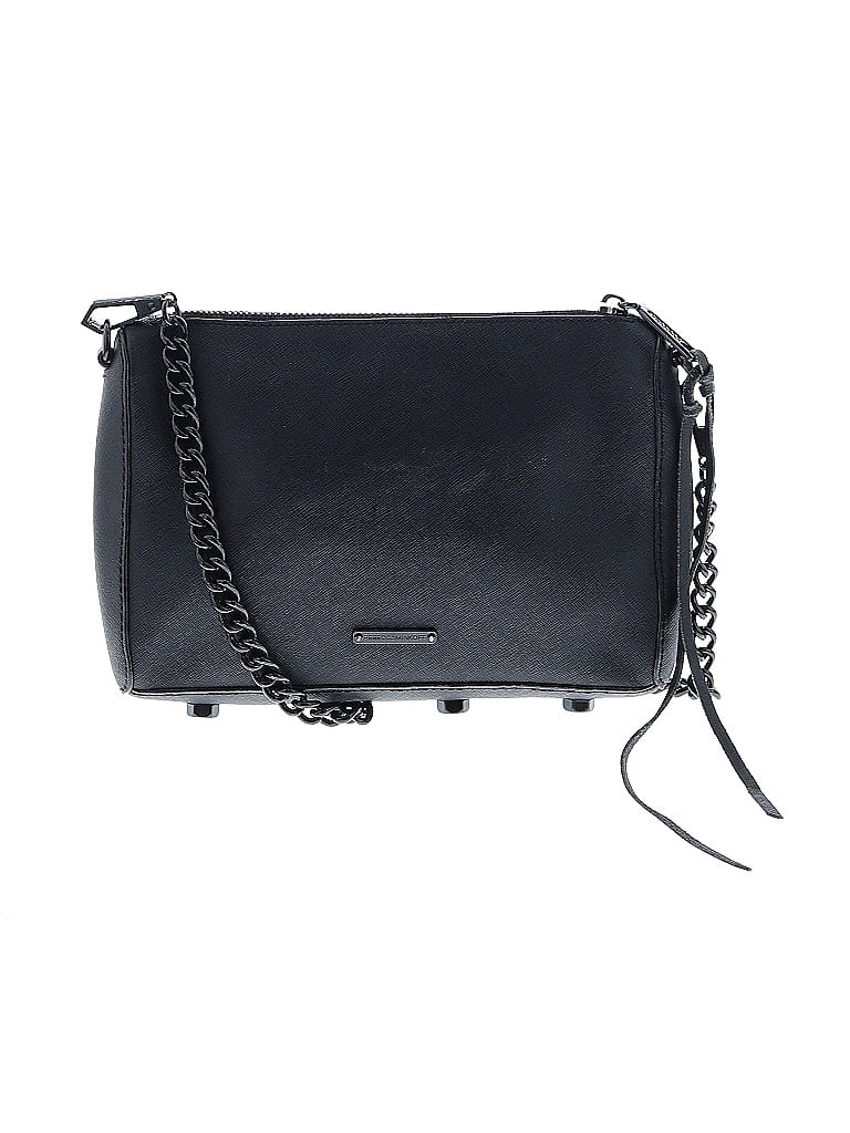 Rebecca Minkoff 100% Leather Solid Black Leather Shoulder Bag One size - photo 1