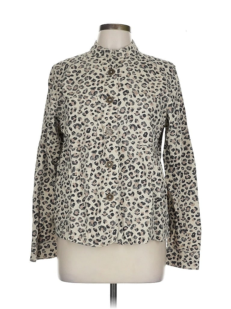 Pre-owned Caslon Jacket In White