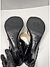 Prada 100% Patent Leather Black Patent Leather Heel Sandals Size EU 35 - photo 9