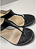 Prada 100% Patent Leather Black Patent Leather Heel Sandals Size EU 35 - photo 4