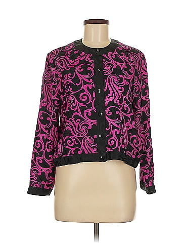 Lillie Rubin Long Sleeve Silk Top (view 1)
