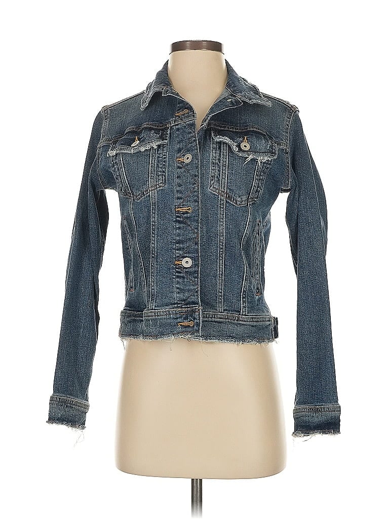 Zara Blue Denim Jacket Size S - photo 1